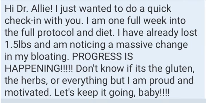 Message from a client